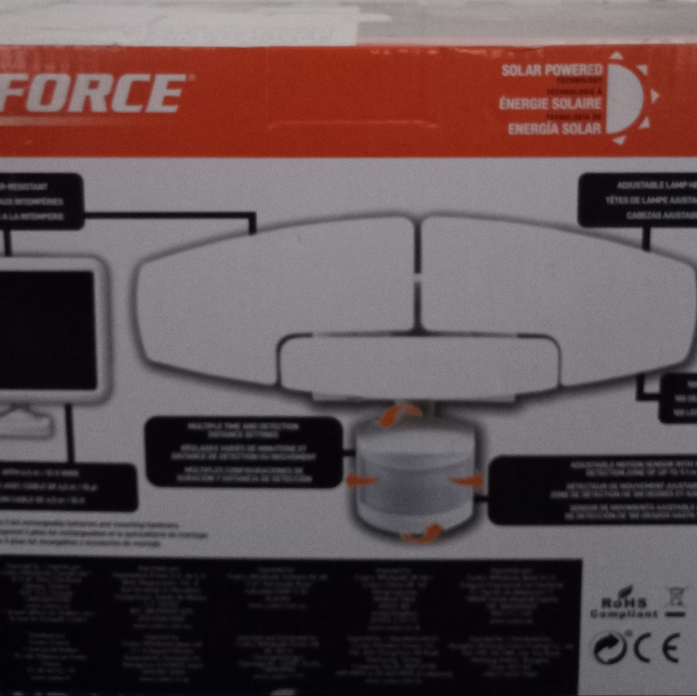 Solar motion activated ligth